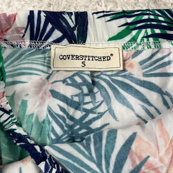 Coverstitch Tropical print Julia romper, size small - Picture 8 of 10